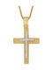 Women's Gold Cross 14K with Chain