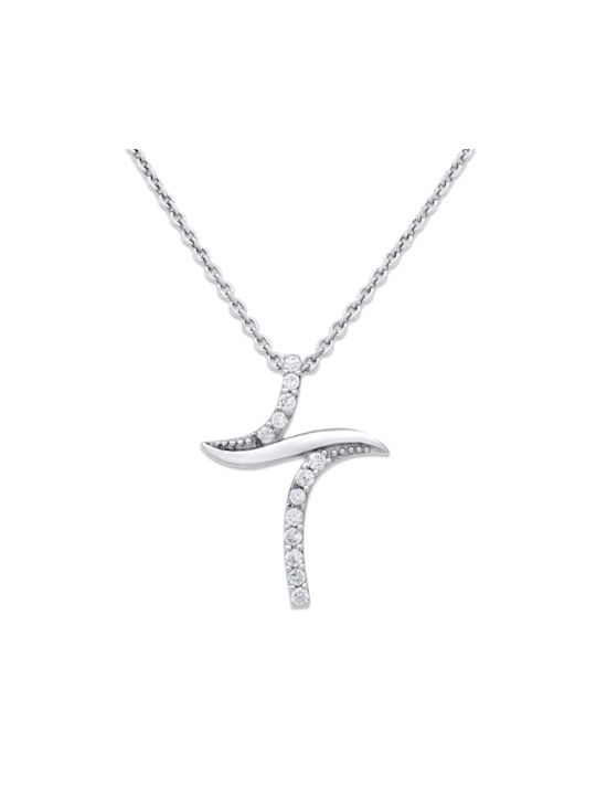 Women's Cross from Silver with Chain