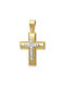 Damen Gold Kreuz 14K