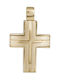 Herren Gold Kreuz 14K