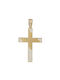 Damen Gold Kreuz 14K