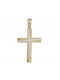 Damen Gold Kreuz 14K