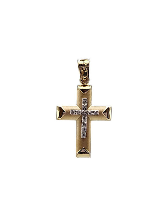 Femeiesc Aur Cruce 14K