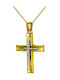 Damen Gold Kreuz 14K