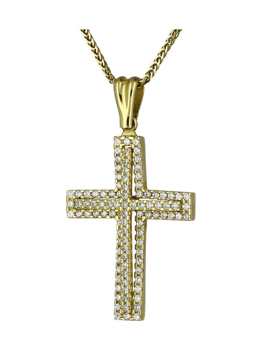 Femeiesc Aur Cruce 14K