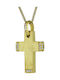 Damen Gold Kreuz 14K