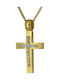 Femeiesc Aur Cruce 14K