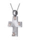 Women's White Gold Cross 14K