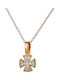 Women's Rose Gold Cross 14K