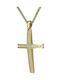 Damen Gold Kreuz 14K