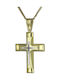 Men's Gold Cross 14K