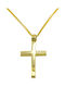 Men's Gold Cross 14K with Chain