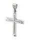 White Gold Cross 14K