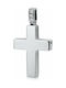 White Gold Cross 14K