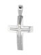 White Gold Cross 14K