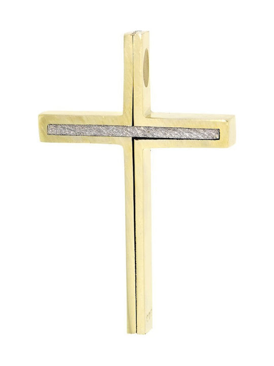 Damen Gold Kreuz 14K