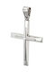 White Gold Cross 14K