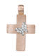 Women's Rose Gold Cross 14K