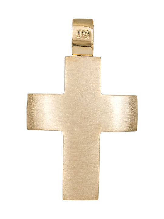 Herren Gold Kreuz 14K