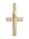 Herren Gold Kreuz 14K