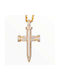 Women's Gold Plated Cross with Chain