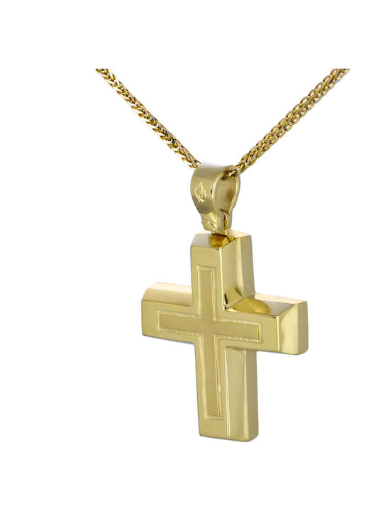 Men's Gold Cross 14K