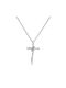 Women's White Gold Cross 14K with Chain