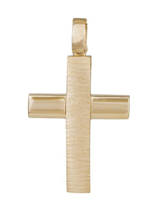 Men's Gold Cross 14K