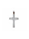 White Gold Cross 14K