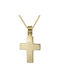 Men's Gold Cross 14K with Chain