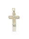 Mentzos Gold Kreuz 14K