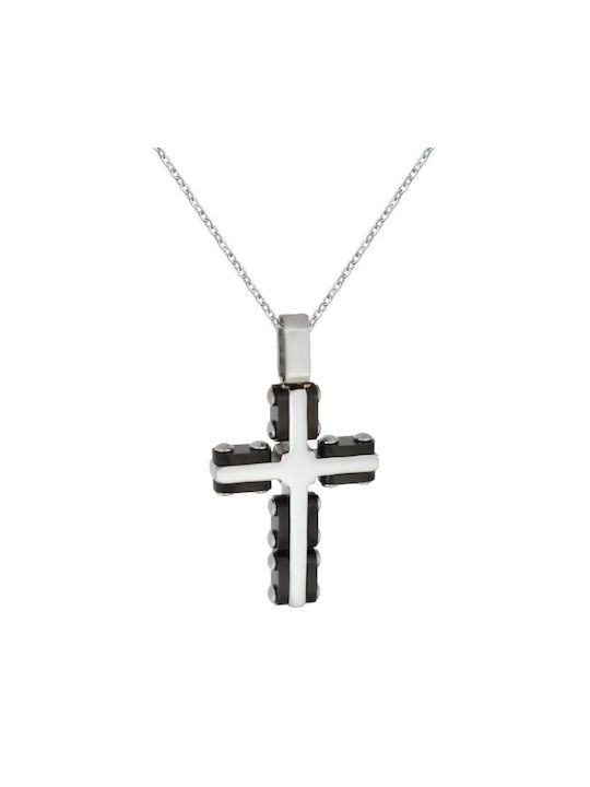 Katsigiannis Men's Cross from Steel