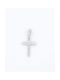 Kirkikosmima Women's White Gold Cross 14K