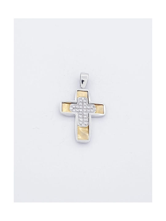 Kirkikosmima Damen Gold Kreuz 14K