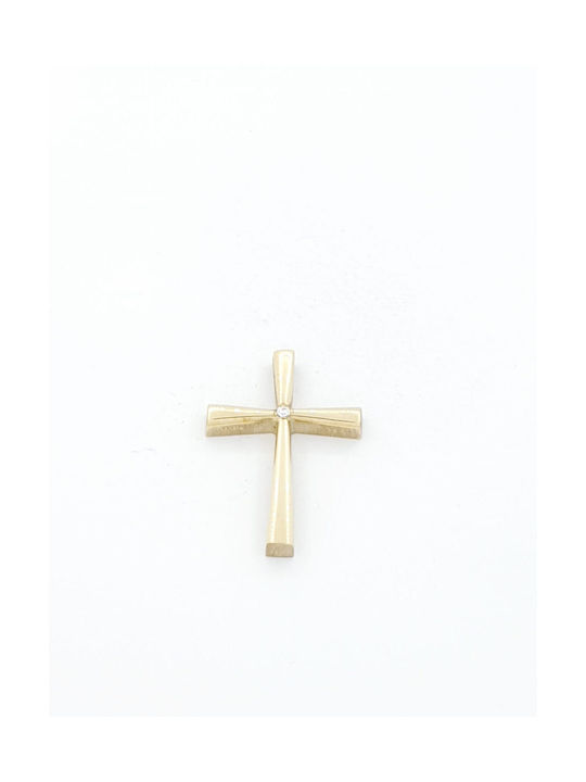 Kirkikosmima Damen Gold Kreuz 14K