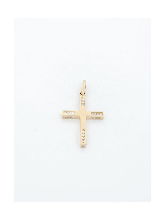 Kirkikosmima Damen Gold Kreuz 14K