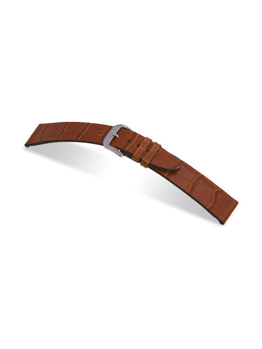 Rios Leather Strap Brown 20mm