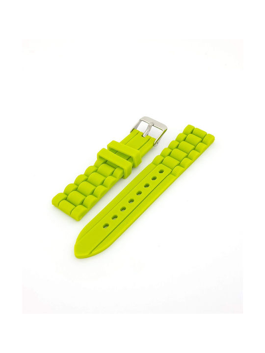 Rubber Strap Green 22mm