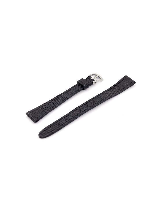 Leather Strap Black 12mm