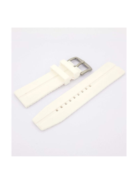 Rubber Strap White 28мм