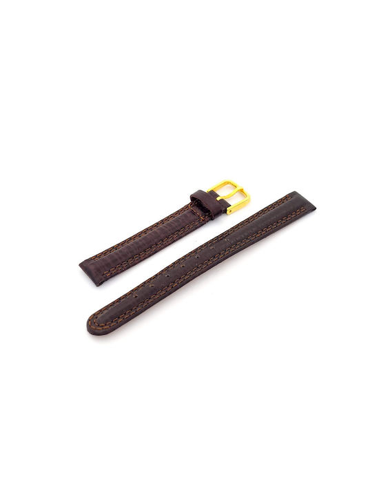 Leather Strap Brown 12mm