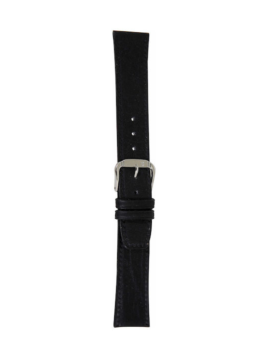 Leather Strap Black 12mm