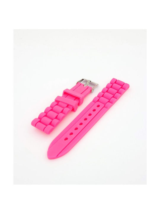 Rubber Strap Pink 22mm