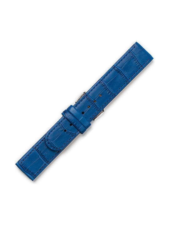 KOSTELO Δερμάτινο Λουράκι Μπλε 12mm