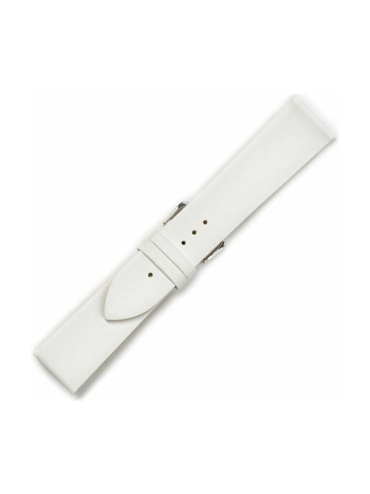 Leather Strap White 22mm