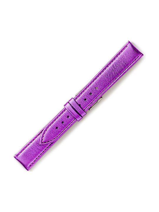 KOSTELO Δερμάτινο Λουράκι Μωβ 20mm
