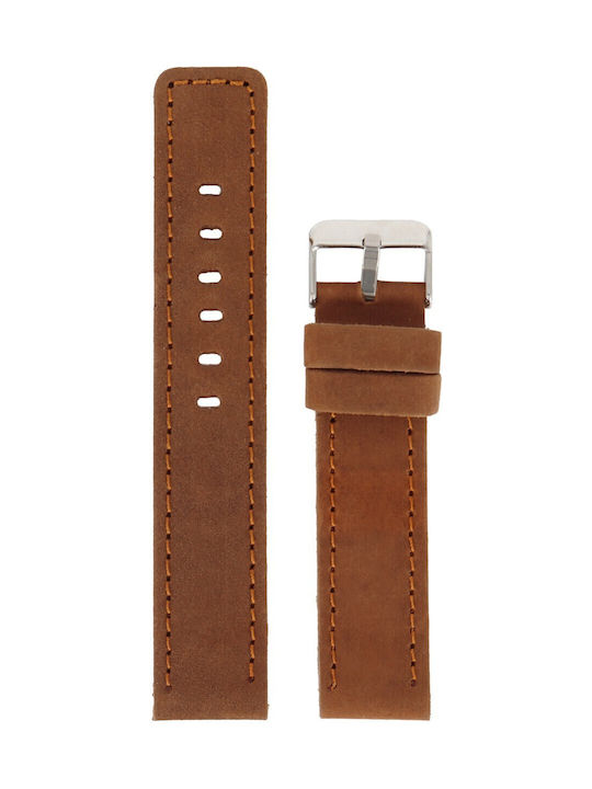 VStraps Vstraps Δερμάτινο Λουράκι Καφέ 20mm