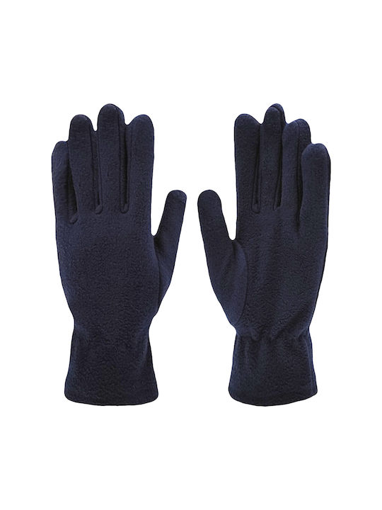 Brims and Trims Women's Fleece Gloves Navy Blue