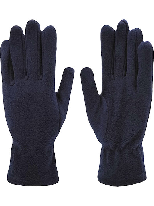Brims and Trims Navy Μπλε Γυναικεία Fleece Γάντια