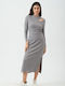 Lipsy London Set with Midi Skirt in Gray color